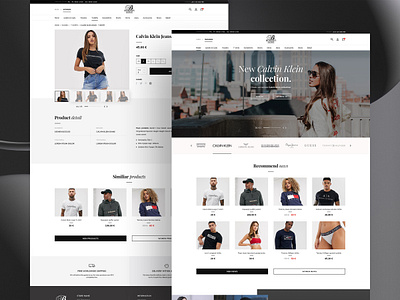 BBO Online Fashion Store design detail ecommerce eshop fashion modern product store ui ux web website