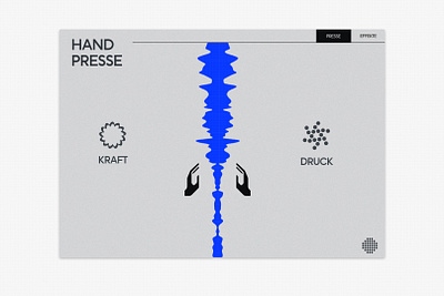 Handpresse - Neue Compressor audio audio effect audio plugin brutalism compressor design fx graphi kontakt plugin synthesizer ui vst vst gui vst plugin waveform