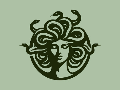 The Medusa branding creative graphic design logo logo design