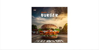 Burger Design branding design graphic design illustration logo poster typography ui ux vector