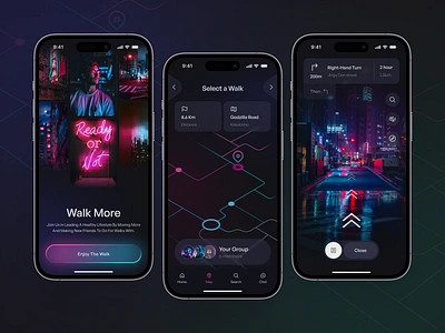 Move To Earn Mobile App UI/UX Design | Masterly blockchain branding crypto cyberpunk defi design finance fintech gaming graphic design illustration logo mobile design move to earn ui ux web3