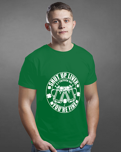 ST. Patrick s day T-shirt design illustation st. patrick s day typography vector