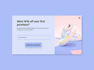 Daily UI - 016 Pop-Up Overlay daily ui design e commerce figma overlay pop up ui ui design ux ux design website
