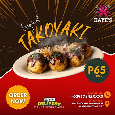 Kaye's Food hub graphic design