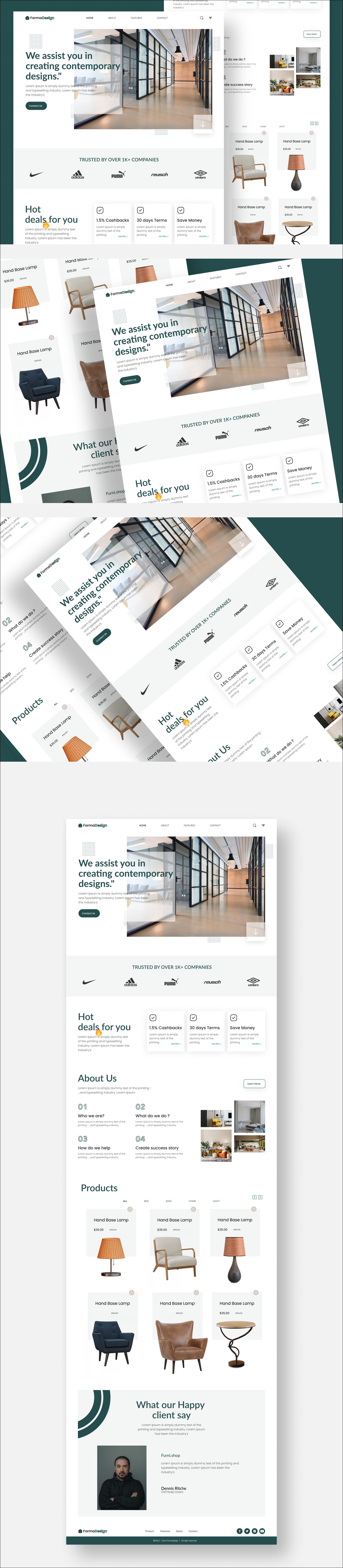 Landing Page Design checkout process design system e commerce information architecture interaction design mobile design online shopping product catalog product page design prototyping responsive design responsive navigation usability testing user experience user interface user research uxui design visual design web design wireframes