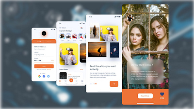 Ara Design app branding cocept design mobile ui ux