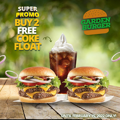 Garden burger graphic design