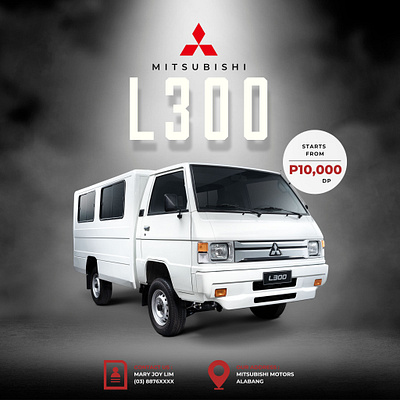 Mitsubishi design graphic design