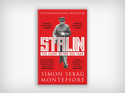 Cover design for Stalin for W&N Books book cover design graphic design typography