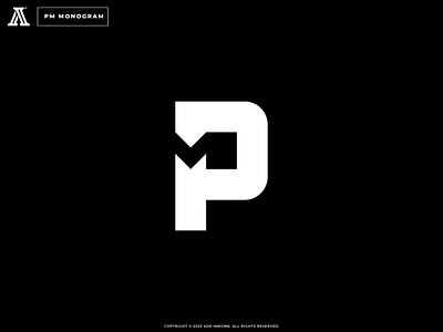 PM Monogram branding design icon letter lettering logo logomark m mark monogram mp p pm typography