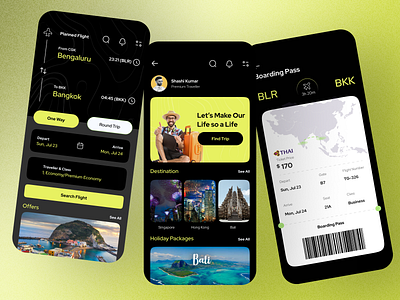 Travel Mobile Application 3d animation branding design design app graphic design illustration illustrator logo motion graphics ui ui ux uidesign uiux ux