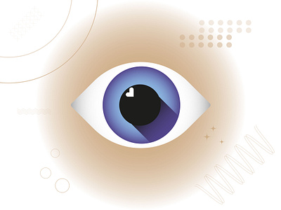 Blue Eye. Illustration. design graphic design illustration logo vector