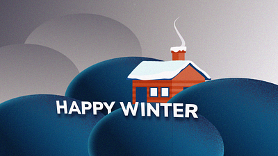 Winter Days animation design graphic design illustration motion graphics typography vector