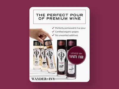 Wine Social Ad ad ads beverage clean design facebook ad instagram post luxury marketing motion graphics premium simple social media social media graphic wine