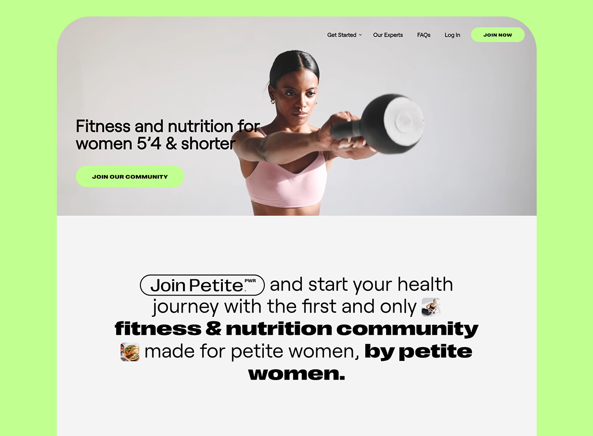 A Fitness & Nutrition Program For Petite Women 5'4 & Shorter by