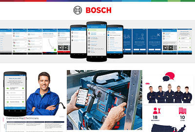 Bosch android app blue corporate userflow white