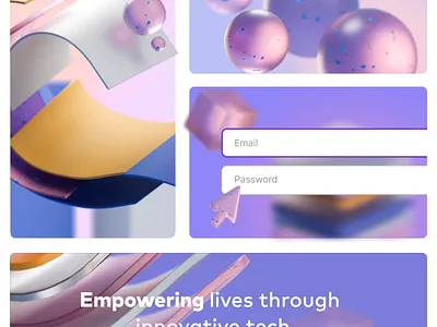 Branding Exploration Deck 1 Animated 3d abstract animation b3d blender branding deck illustration motion