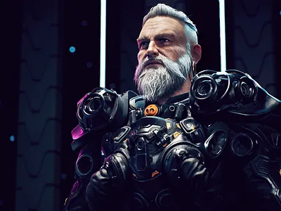 Character made with Maya, zBrush and Painter 3d