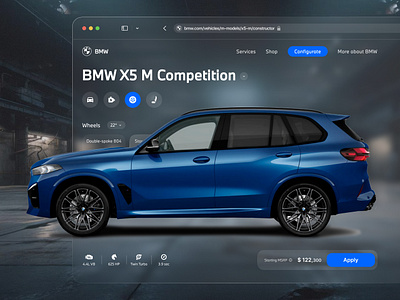 BMW Configurator – Сar Customiser Solution bmw car configurator design figma figmadesign logo service solution ui uidesign uxdesign web webservice