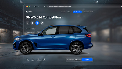 BMW Configurator – Сar Customiser Solution bmw car configurator design figma figmadesign logo service solution ui uidesign uxdesign web webservice