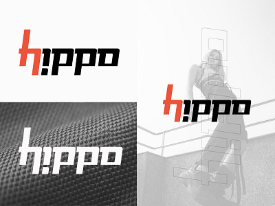 Streetwear brand logo Hippo band identity branding graphic design logo text logo typography ui