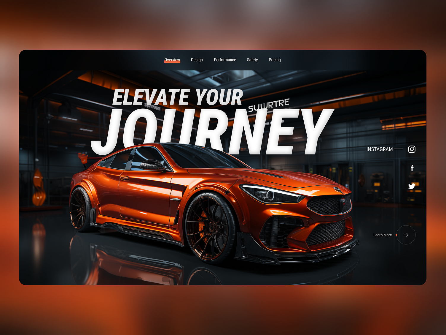 Luxury Car Landing Page Design by CreacttUI on Dribbble