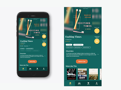 Product Close up app barnes and noble books design illustration more like this product product close up product design product page redesign see more ui ux