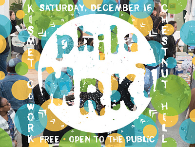 PhilaMRKT 2023 2023 art artist colorful custom type custom typography holiday market mrkt pa phila philadelphia philly type typography