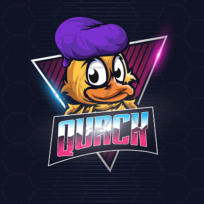 Quack Daddy Streamer Brand Identity animal animation brand branding design duck graphic design identity illustration logo mascot motion graphics retro stream streamer vector vintage