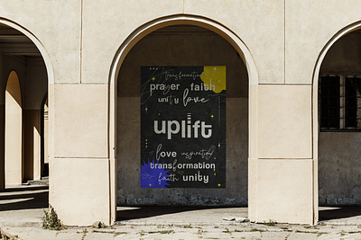 Uplift Branding branding church cristian graphic design ill logo modern poster typography vector youth