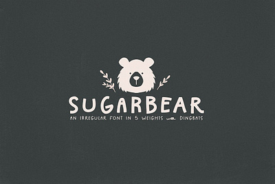 Sugarbear Type Family + Doodles Free Download all caps font casual font cricut font cute font greeting card font hand drawn bear hand drawn font hand drawn rustic vectors handmade font handwritten font happy font kid font outdoor font rustic font silhouette font silly font sticker font sweet font wilderness font