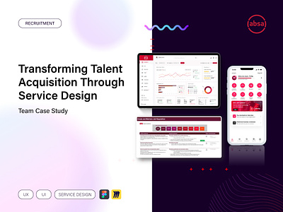 Recruitment Service Design banking collaboration communication design miro product design recruitment service design talent ui ux ux research