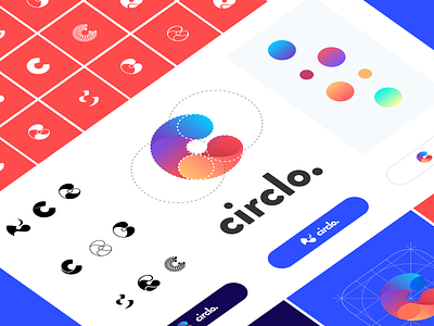 Circlo Branding app branding circlo circlo.com colors design designers logo nomad social media social network travel