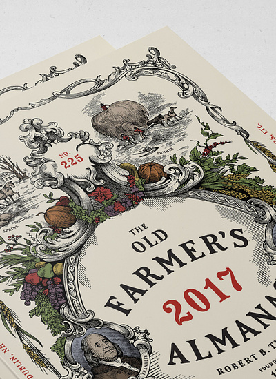 The Old Farmer's Almanac Illustrated by Steven Noble artwork book cover design engraving etching illustration ink line art old farmers almanac pen and ink scratchboard steven noble woodcut