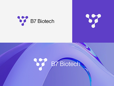 Biotech 3d bio biotech bold branding design graphic design health icon logo minimal modern motion graphics simple symbol technology ui