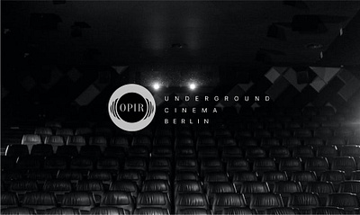 OPIR - Underground Cinema Berlin branding design logo logotype