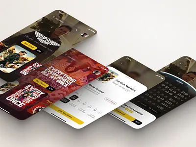 HappyOurs cinema entertainment happyours mobile movie ticket ui