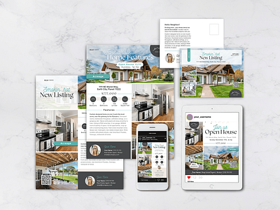 Real Estate Marketing digital flyers graphic design marketing print real estate marketing social media