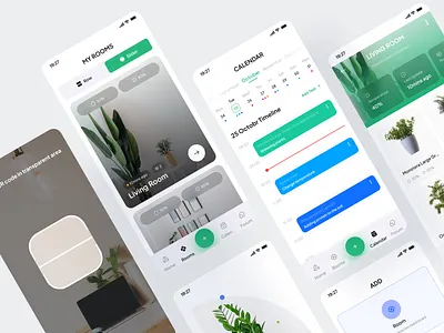 The smart management plant UI kit enver forum garden green homeplants online plant plant care plant guide plant manager plant store plant ui kit planting plants reza n.musavi reza nezhadmusavi rezanmdesign scanner tree ui ui kit
