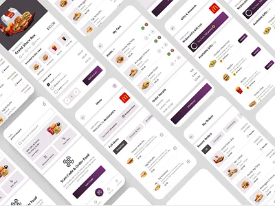 Dine — Food Ordering App UX & UI Case Study app app design case study design dine in dine in app food food app food ordering app gradient minimal mobile mobile app design mobile design order ui ui design ui ux user interface ux design