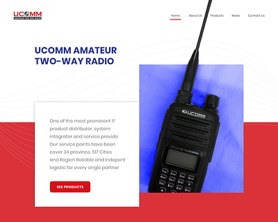 UCOMM - Website Design (UI/UX)