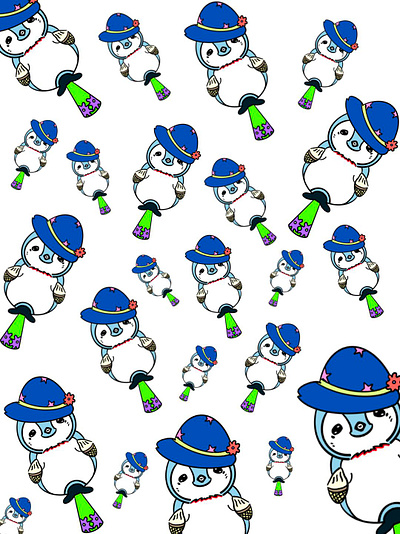 Mr.Penguin animation art branding design graphic design illustration logo