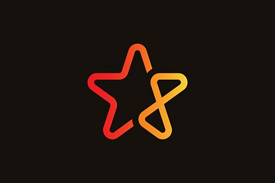 Infinity Star Logo branding company brand logo company branding design graphic design logo modern vector