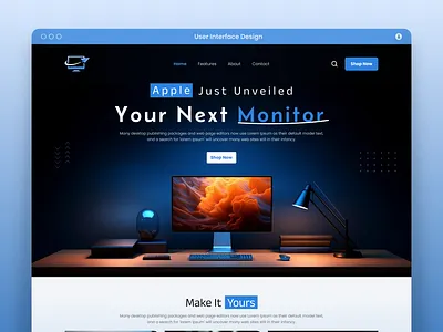 Monitor Sell Website Landing Page UI Design. 4k monitor apple branding apple monitor design discount ecommerce ecommerce website landingpage landingpage ui manipulation design monitor ui ui design ui manipulation ux ux research visual design visual ui web design web page