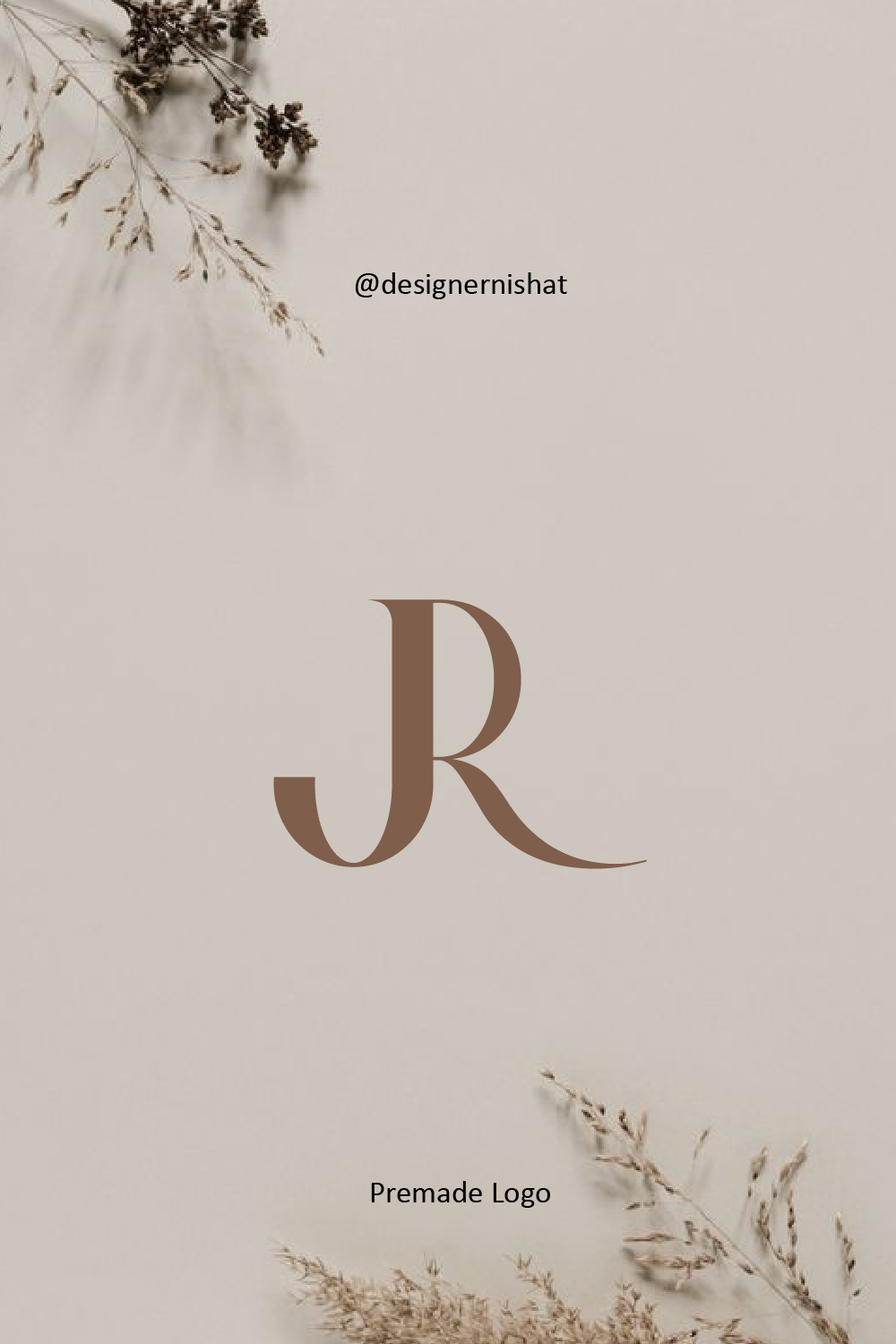 PREMADE LOGO/MONOGRAM LOGO/BUSINESS LOGO/LETTER LOGO/JR LOGO branding branding concept business logo design graphic design jr logo logo logotype minimalist logo typography