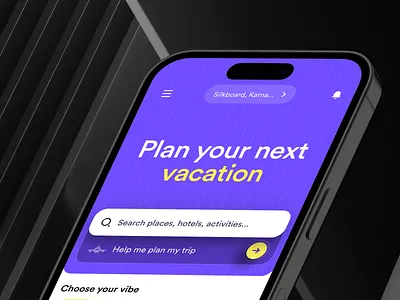 Travel Mobile app UX Project agency app blue dark dashboard design freelance home landing light minimal mobile modern project screen travel app ui ux