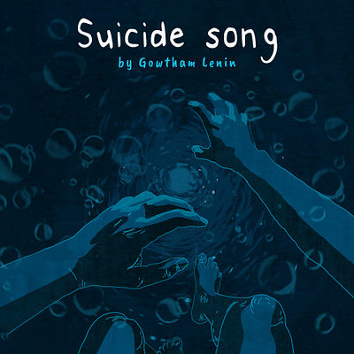 Album Cover_Suicide song album cover graphics illustration