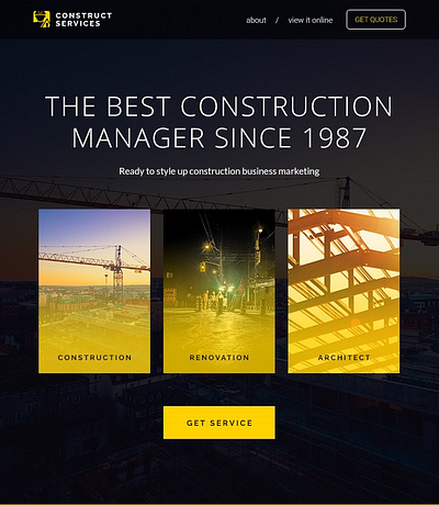 Construct Services | E-mail Templates