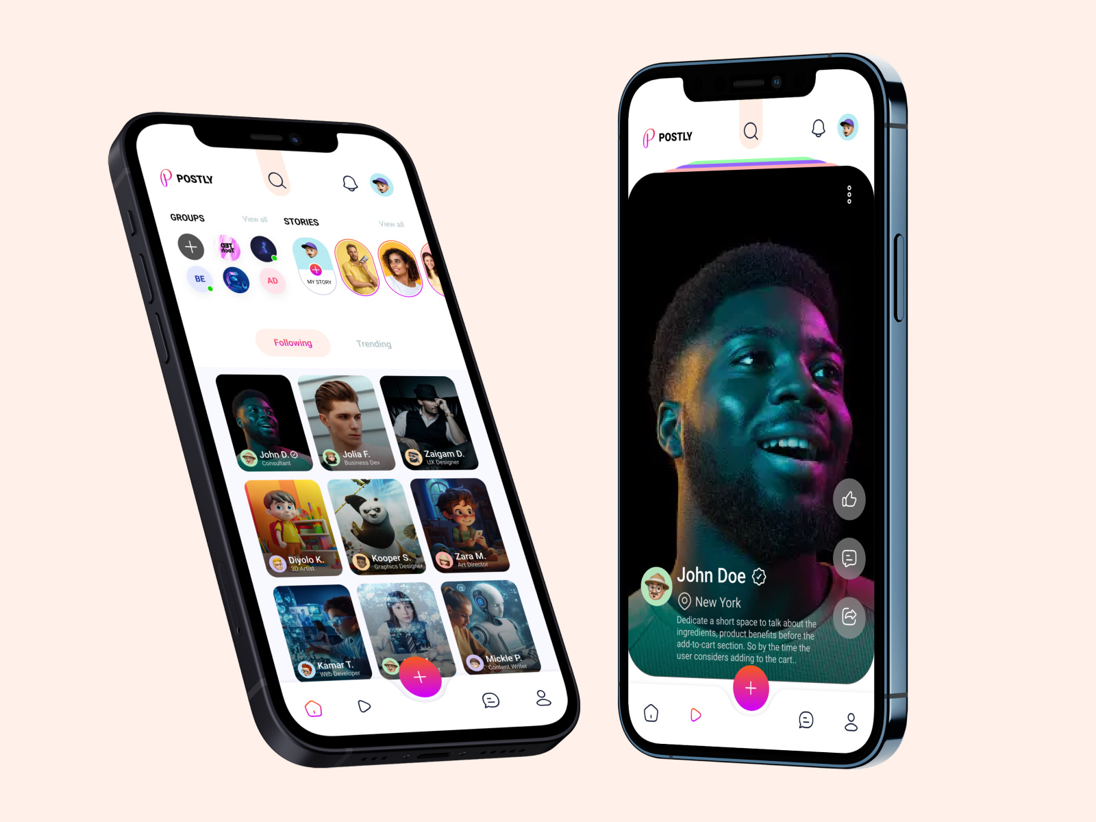 Example of Mobile App UI UX Design For I Os & Android