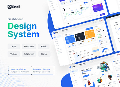 Dashboard Design System & Builder admin dashboard admin panel asset builder componenet dashboard dashboard template dashboard ui dashboard ui kit dashboard ux designsystem figma community freebie library portfolio responsive responsive dashbaord themeforest ux web app